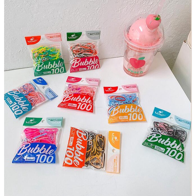 Dây cột tóc chất liệu cao su phong cách Hàn Quốc dành cho nữ