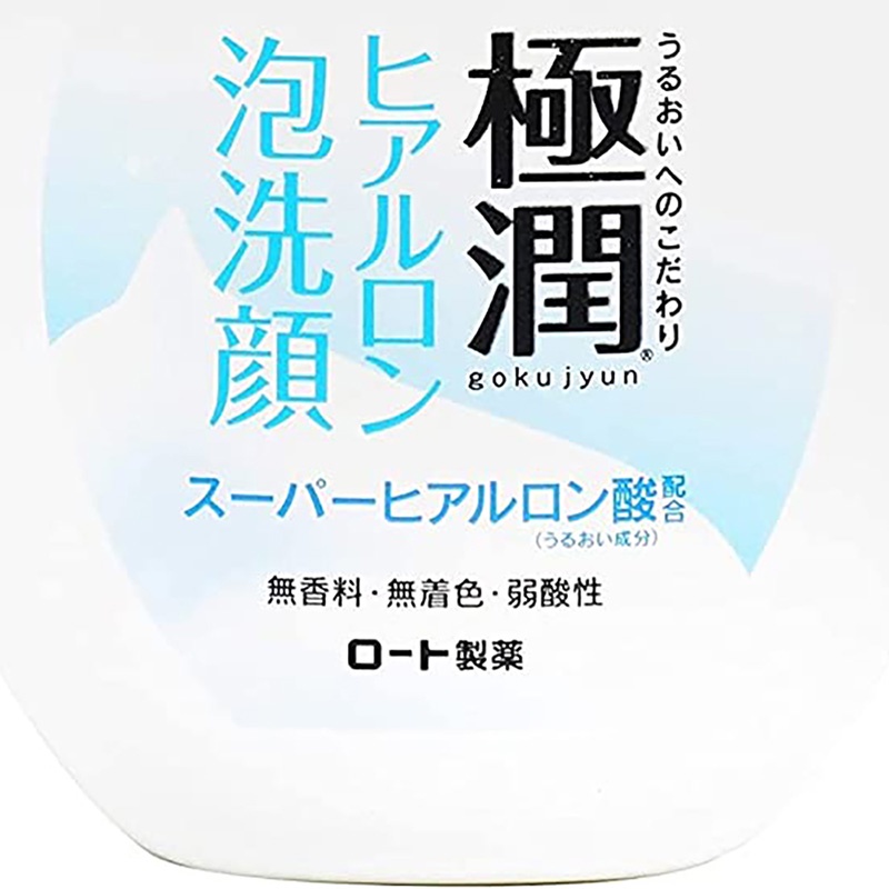 Sữa rửa mặt dưỡng ẩm mềm da dạng bọt Hadalabo Rohto 160ml - Hachi Hachi Japan Shop