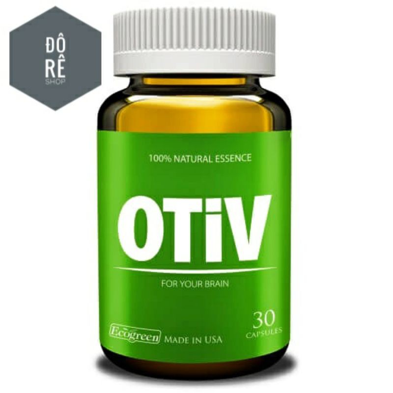 OTIV (Hộp 30 Viên) Cải thiện MẤT NGỦ, ĐAU NỬA ĐẦU, TĂNG CƯỜNG TRÍ NHỚ, PHÒNG NGỪA ĐỘT QUỴ, Có tích điểm | BigBuy360 - bigbuy360.vn
