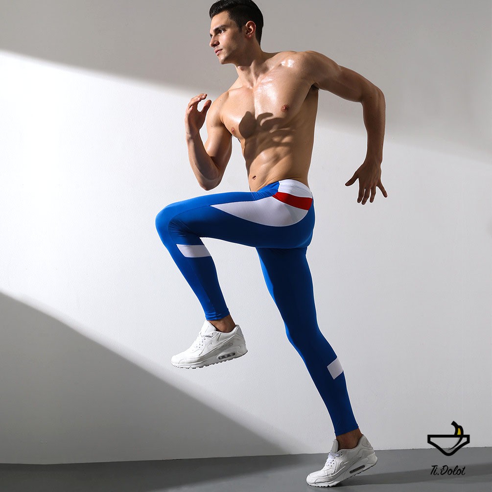 Quần legging nam dáng thể thao gym vải mềm đẹp LEG24