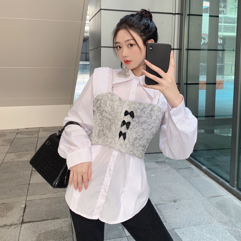 Áo Sơ Mi Tay Dài Thời Trang Mùa Hè Dễ Phối Đồ Cho Nữ