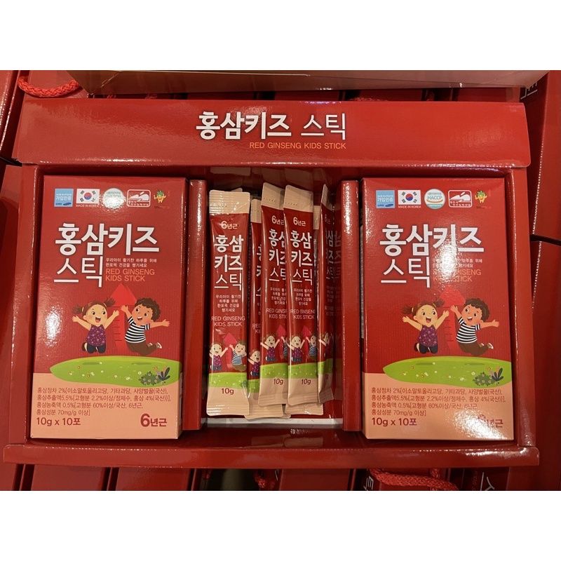 [Date 2024] HỒNG SÂM BABY KIDS KOREAN RED GINSENG STICK nội địa Hàn Quốc