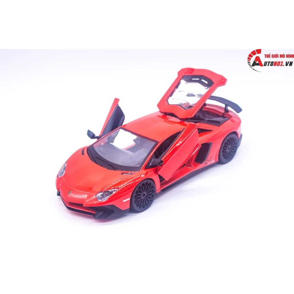 MÔ HÌNH LAMBORGHINI AVENTADOR LP 750-4 SV PLUS 1:24 BBURAGO 3667