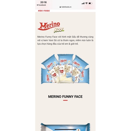 Kem Gấu Cutie Merino  giao hàng GRAB EXPRESS