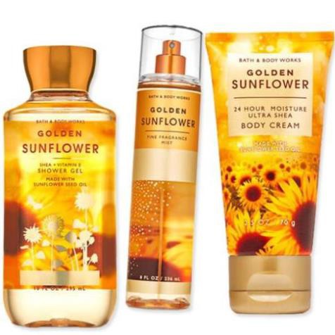 [Auth] Sản Phẩm Tắm Lotion Xịt Thơm Toàn Thân Bath & Body Works - GOLDEN SUNFLOWER