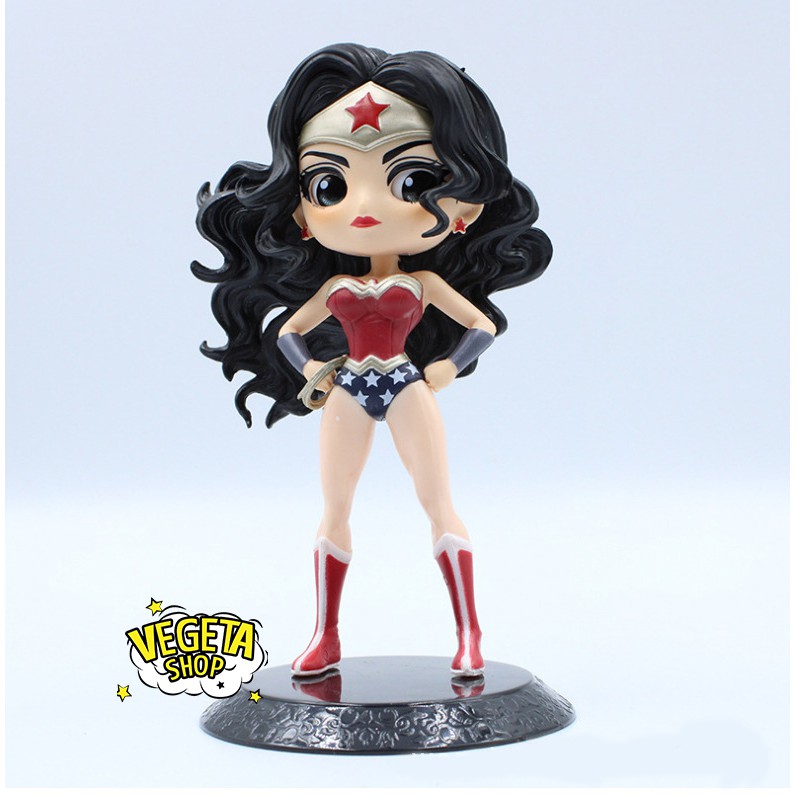 Mô hình DC - Mô hình Wonder Woman - Nữ thần chiến binh - Qposket - Cao 15,5cm