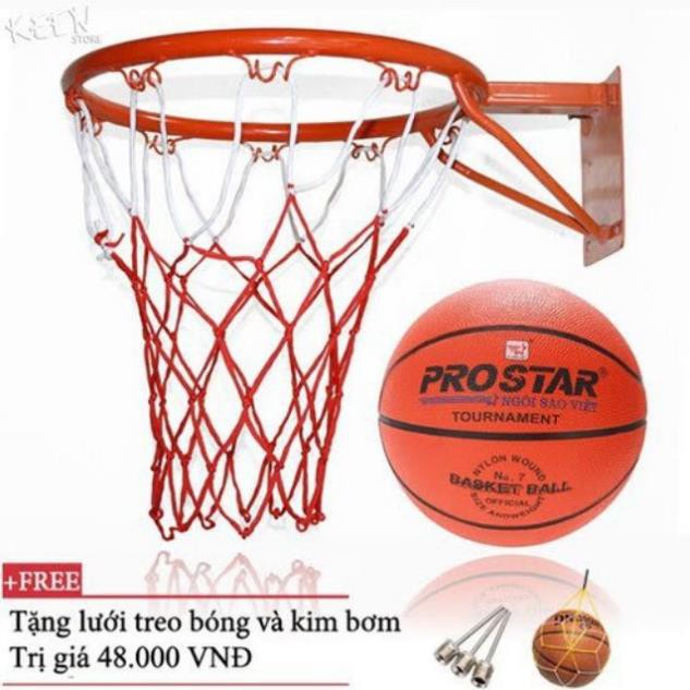 Vành bóng rổ,khung bóng rổ (30,35,40cm) tặng lưới.  Bóng rổ (size 3,5,6,7) tặng kim bơm- màu ngẫu nhiên  ྇