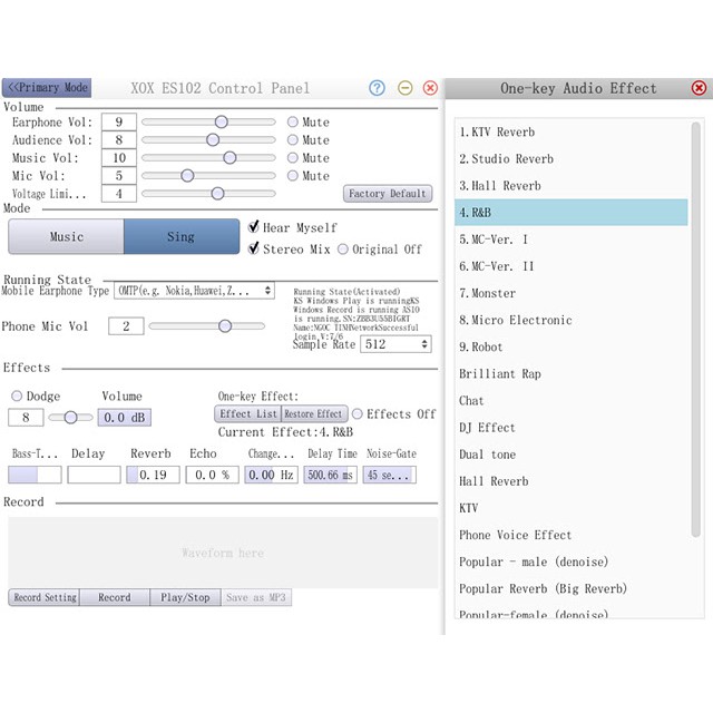 XOX ES102 - Sound Cart Hát Karaoke Online