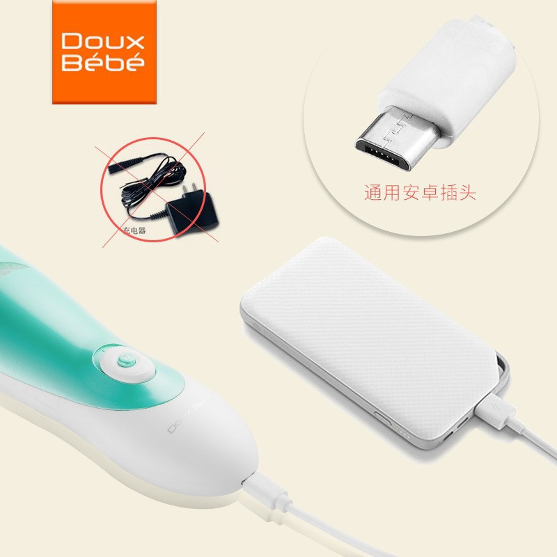 Tông đơ Doux BéBé MẪU MỚI Chống nước + hút tóc + Pín sạc USB DBB-TH3