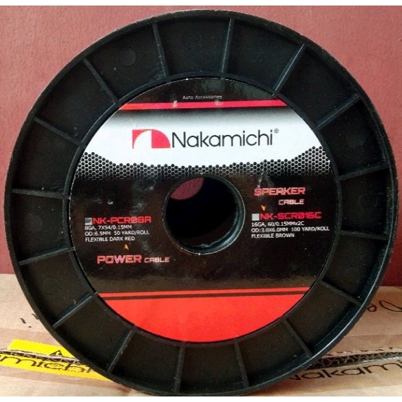 Dây Cáp Nguồn Nakamichi 8 Awg