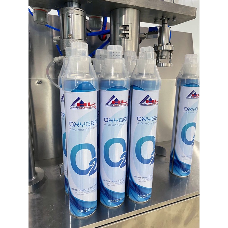 Bình thở oxy mini cầm tay dung tích khí 10.000ml, độ tinh khiết 99,6%