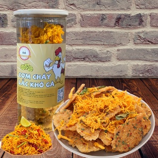 Cơm cháy khô gà loại 1 hũ 300gr-ăn vặt Zô Zô
