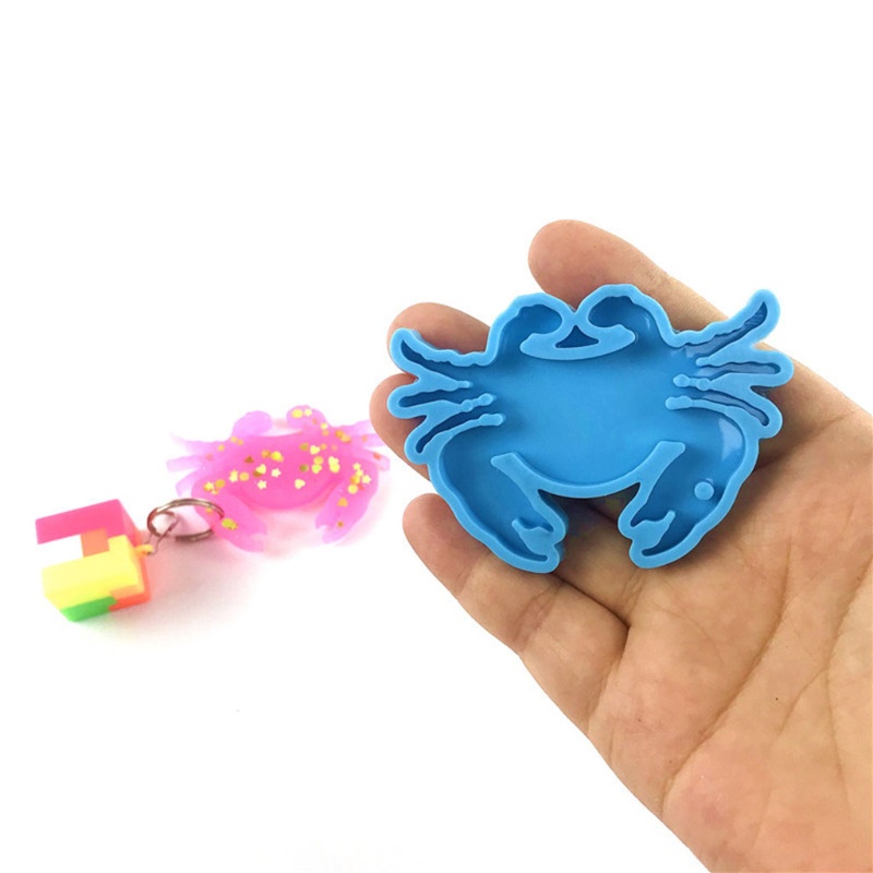 Khuôn Silicone Làm Mặt Dây Chuyền Hình Con Cua Độc Đáo