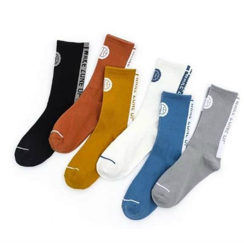 Set 5 đôi tất cổ cao unisex.