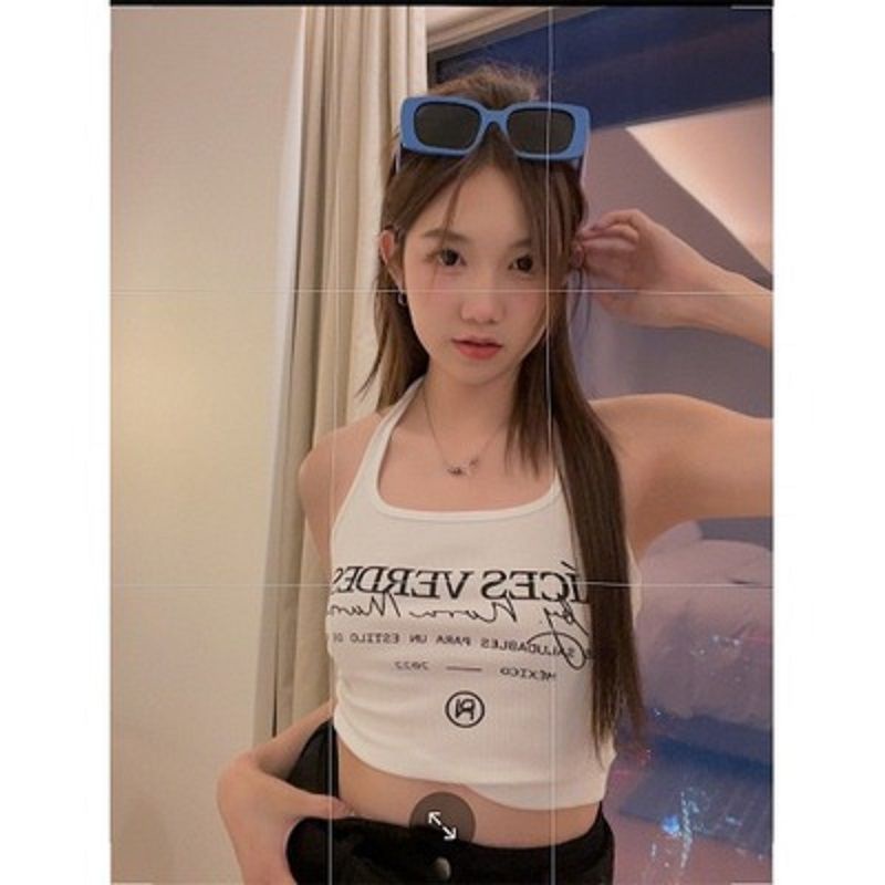 Set Áo Thun Ngắn Tay Và Đầm Hai Dây Họa Tiết Sọc Caro Phong Cách Mỹ Thời Trang Mùa Hè 2022