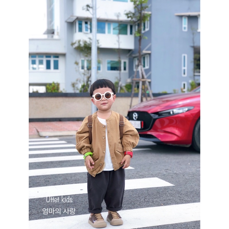 [Ảnh thật] ÁO KHOÁC BOMBER KAKI HÀN QUỐC 920 DÀNH CHO BÉ GÁI VÀ BÉ TRAI TỪ 1 TUỔI ĐẾN HƠN 5 TUỔI SIZE 80 ĐẾN 120