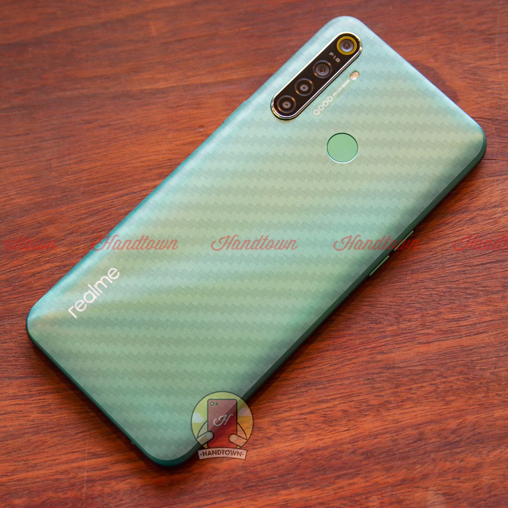 Miếng dán lưng cacbon Realme 5i / Realme 5s