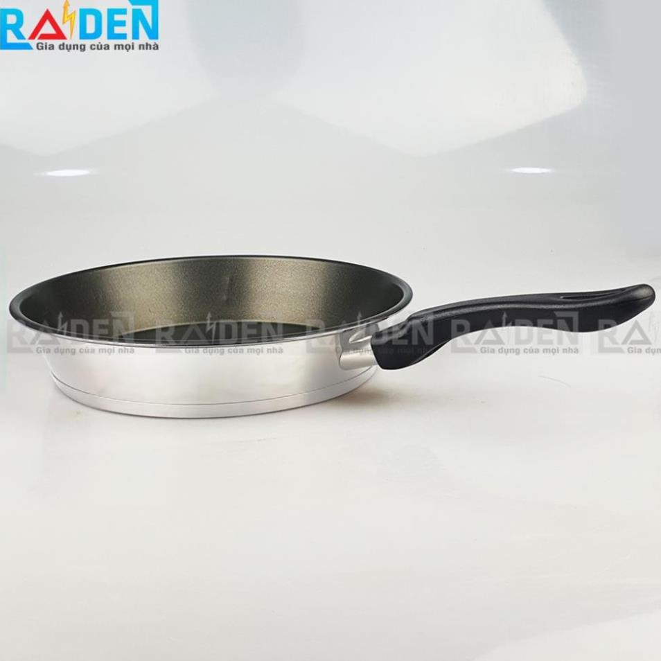 Chảo cạn từ inox 3 đáy size 28cm Happycook