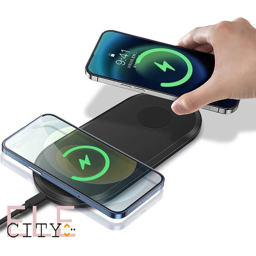 ✨Ready stock✨Dual 10W Fast Charge Wireless Charger Two In One Dual Charge Wireless Charge