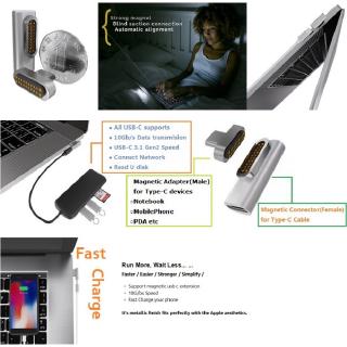 Cáp sạc nam châm từ tính Type C cho Macbook / Macbook
