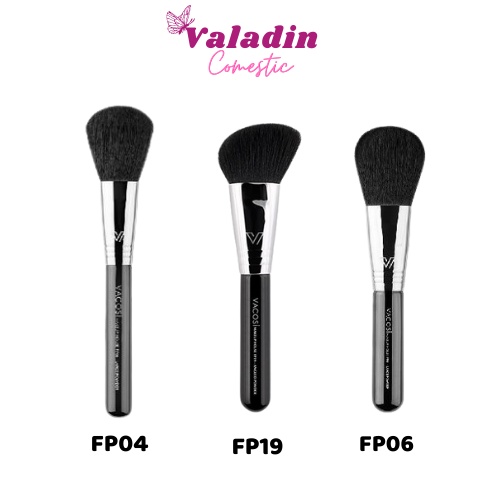 Cọ phủ đa năng Vacosi Pro đầu dẹp FP04 + đầu to FP06 + đầu xéo FP19