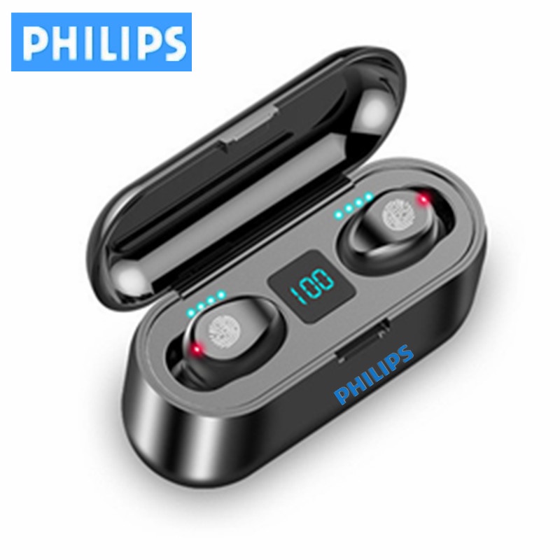 Tai Nghe Nhét Tai Bluetooth Không Dây Âm Thanh Stereo Sống Động Tích Hợp Mic Hiệu Philips