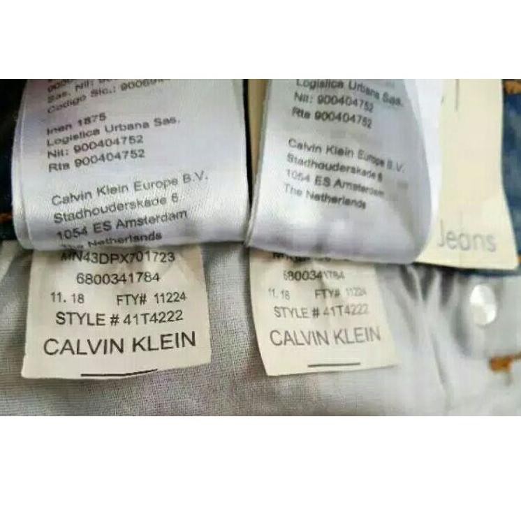 Quần Jean Dáng Ôm Calvin Klein Ck Chính Hãng 849082