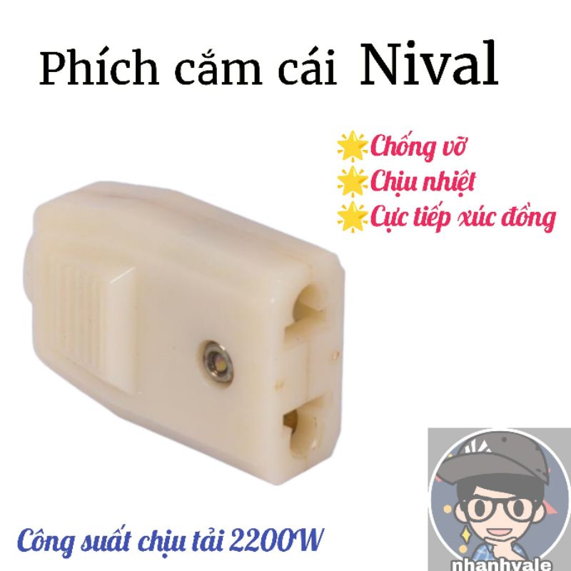 [PA103] Phích cái nối âm Nival 2000W chống vỡ ️