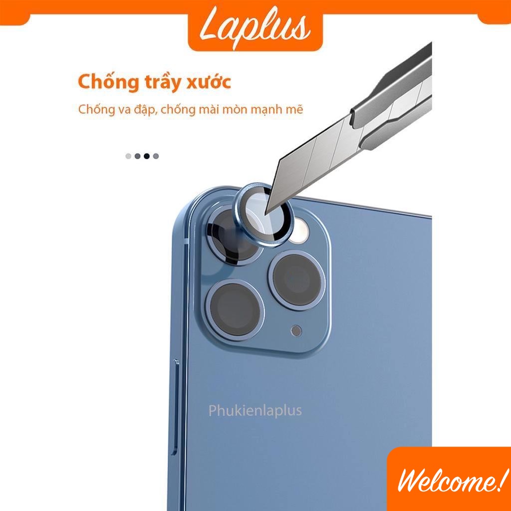 Vòng Camera/Vòng bảo vệ Camera iPhone 13/13 Mini Công Nghệ Nano bảo vệ 5 lớp, Chống Bụi, Hạn chế vân tay &amp; Mờ Camera