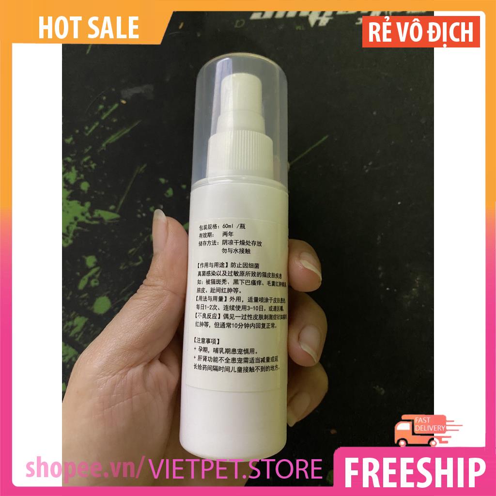 Xịt nấm cho mèo thần thánh