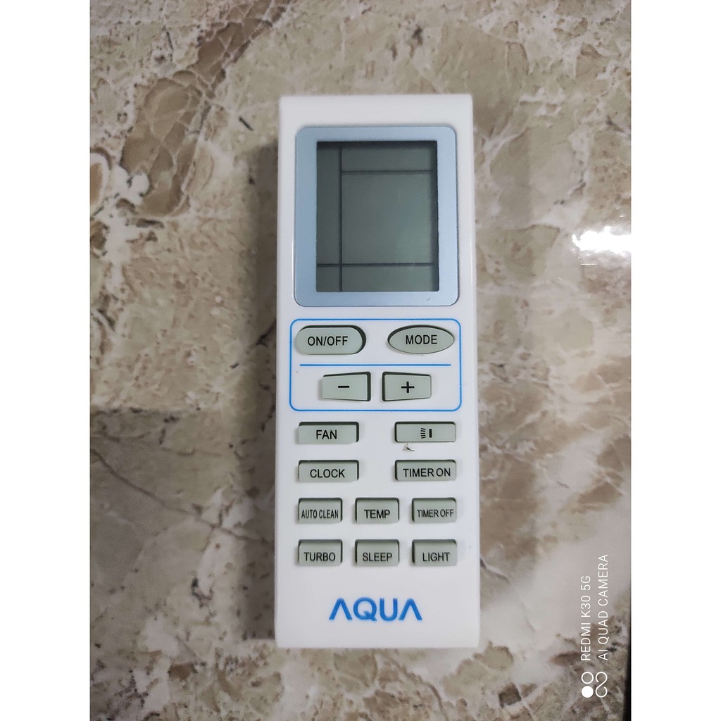 ĐIỀU KHIỂN MÁY LẠNH ĐIỀU HOÀ AQUA - REMOTE ĐIỀU HOÀ AQUA