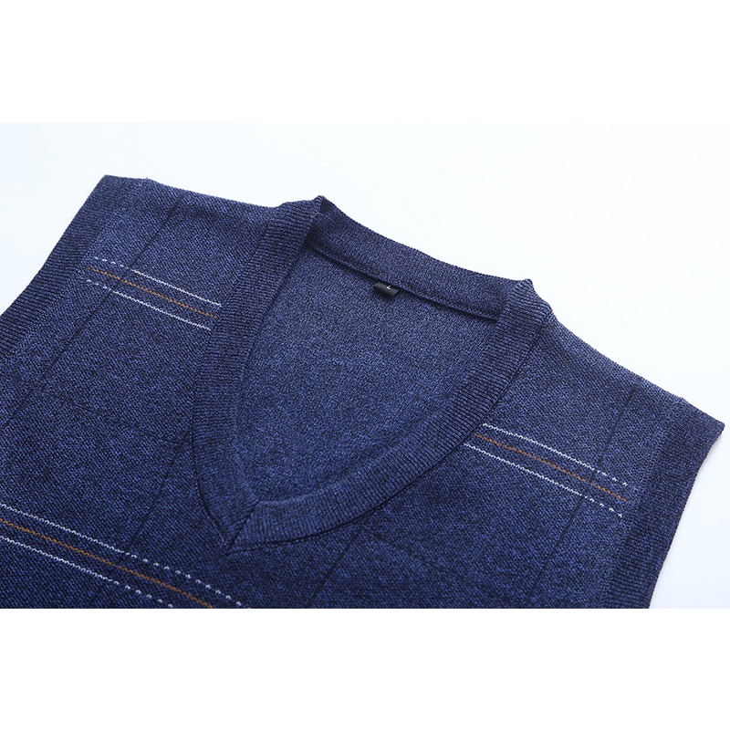 Áo len gile nam thu đông thời trang trung niên