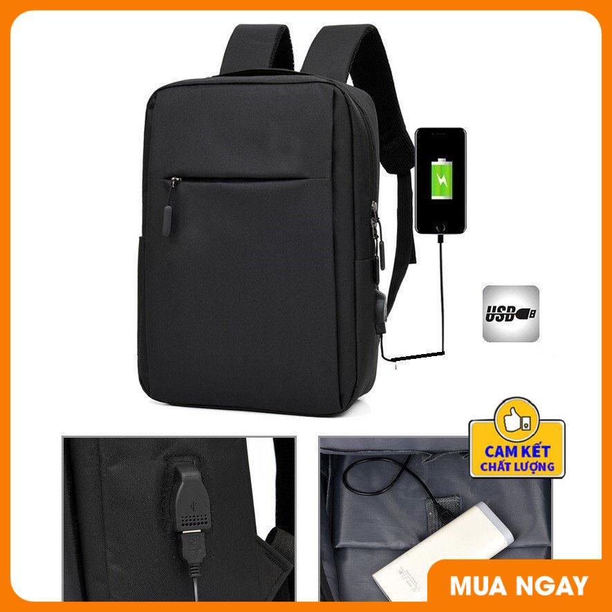 Balo laptop 14 inch cho nam,nữ đẹp và chống sốc dùng đi làm,đi học và đi du lịch kèm dây USB ST0031