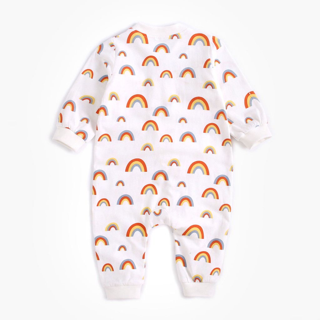 Áo Liền Thân Sanlutoz Bằng Cotton In Họa Tiết Hoạt Hình Cho Bé Sơ Sinh