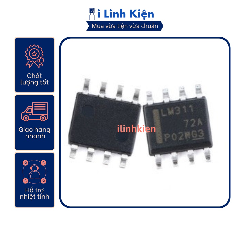 LM311 LM311DR SOP-8 Single Comparator