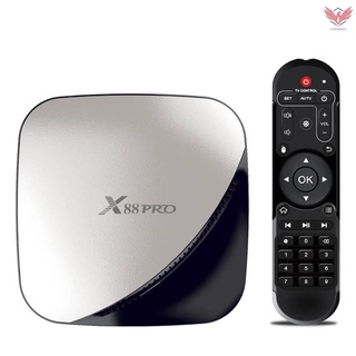Tv box fiok x88 pro smart android 9.0 rk3318 lõi tứ 64 bit uhd 4k vp9 h.265 2gb / 16gb 2.4g / 5g wifi hd và phụ kiện