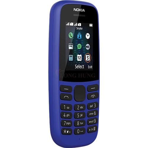 Điện thoại Nokia 105 Dual Sim 2019 - Hàng chính hãng - Màn hình 1.4 inch LCD Danh bạ 2000 số Radio FM 2 Sim 2 Sóng