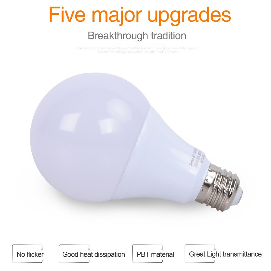 Bóng Đèn LED Siêu Sáng E27 DC 12V 3W 5W 7W 9W 12W 15W Độ Sáng Cao Dành Cho Cắm Trại