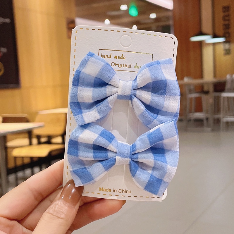 {Nơ caro} CẶP KẸP NƠ CHO BÉ - KẸP MỎ VỊT NƠ LOLITA - KẸP NƠ