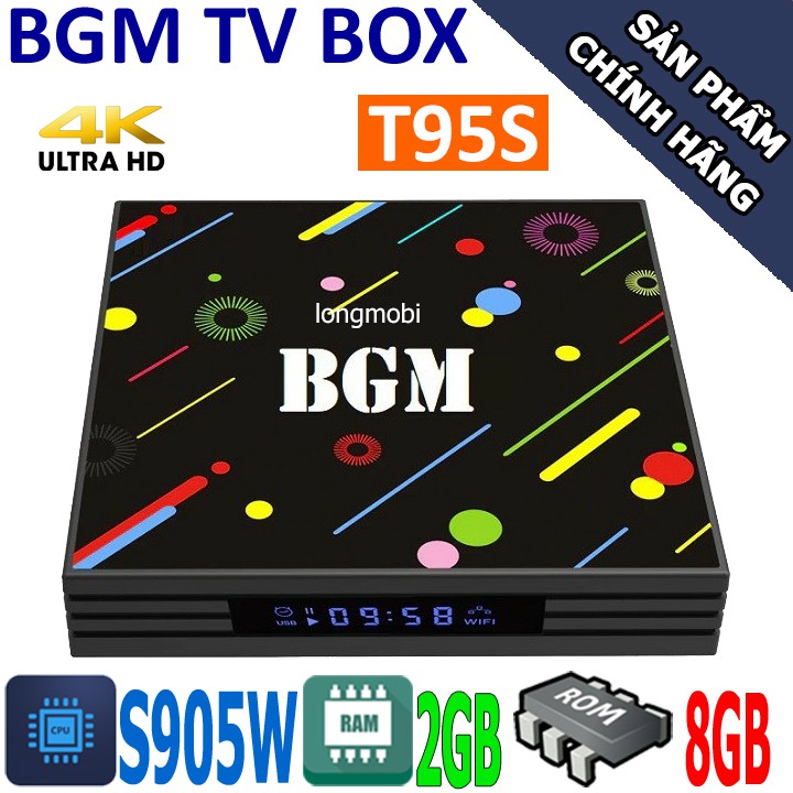 BGM T95s Android Box S905W Ram 2GB Android 7.1.2