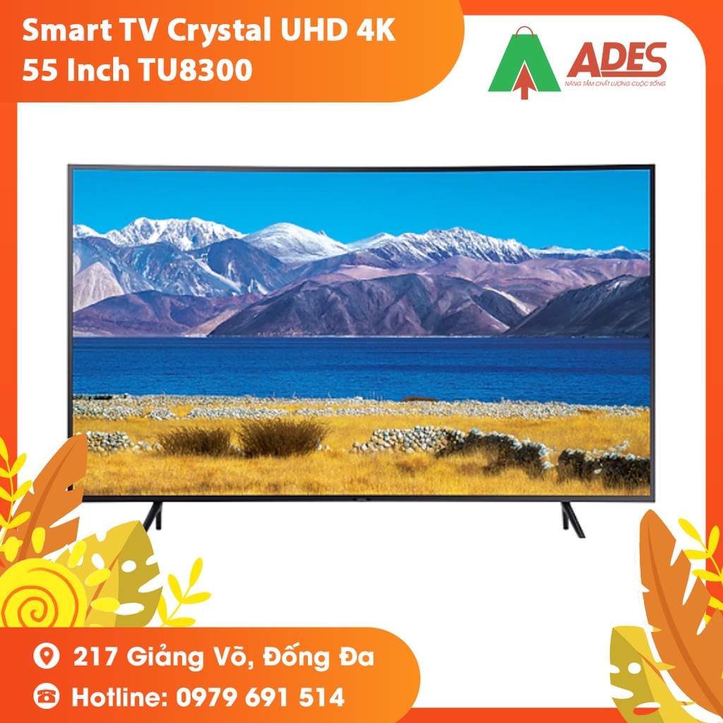 [Mã 154ELSALE2 giảm 7% đơn 300K] Smart TV Màn hình cong Crystal UHD 4K 55 inch 55TU8300 - Bảo Hành Chính Hãng