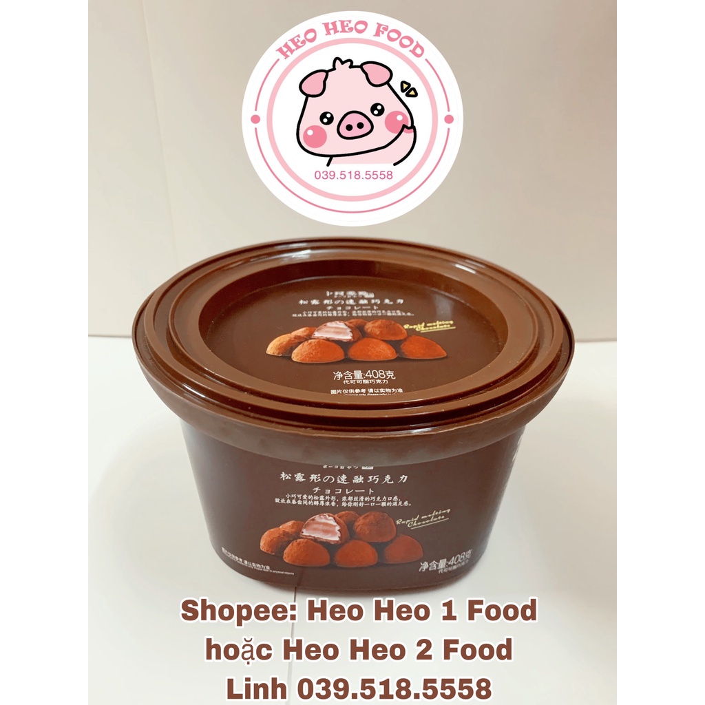 Nama socola 408g - Socola tươi, nama chocolate valentine