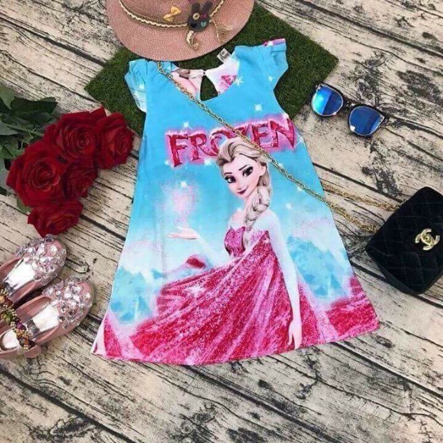 Váy lanh thái hình EOSA cho bé gái 15-25kg