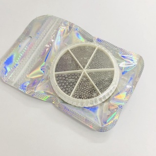 Set bi mix size trang trí móng lẻ vàng -bạc