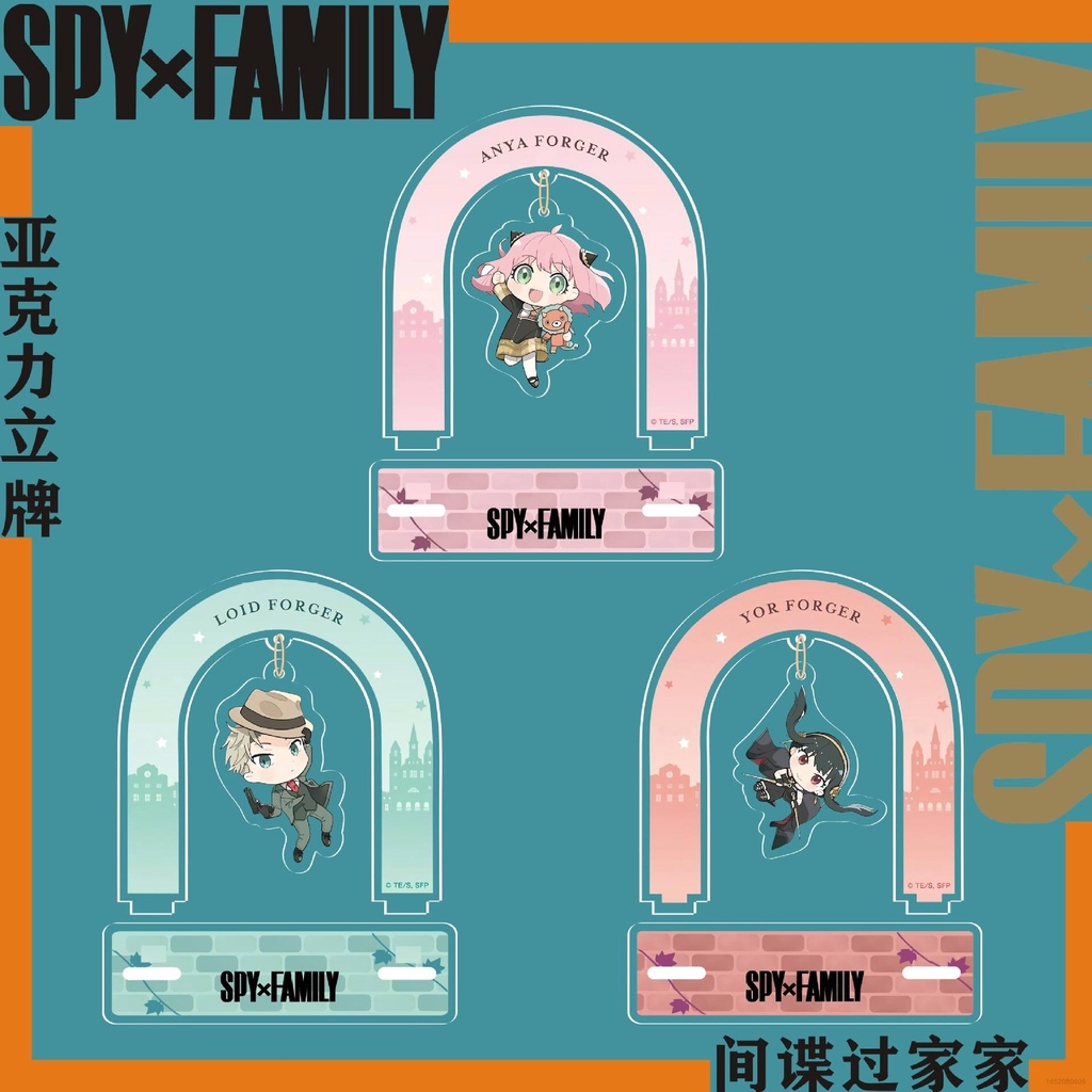 Đồ trang trí Nhân Vật Loid Forger Yor Briar Anya Trong Phim SPY x