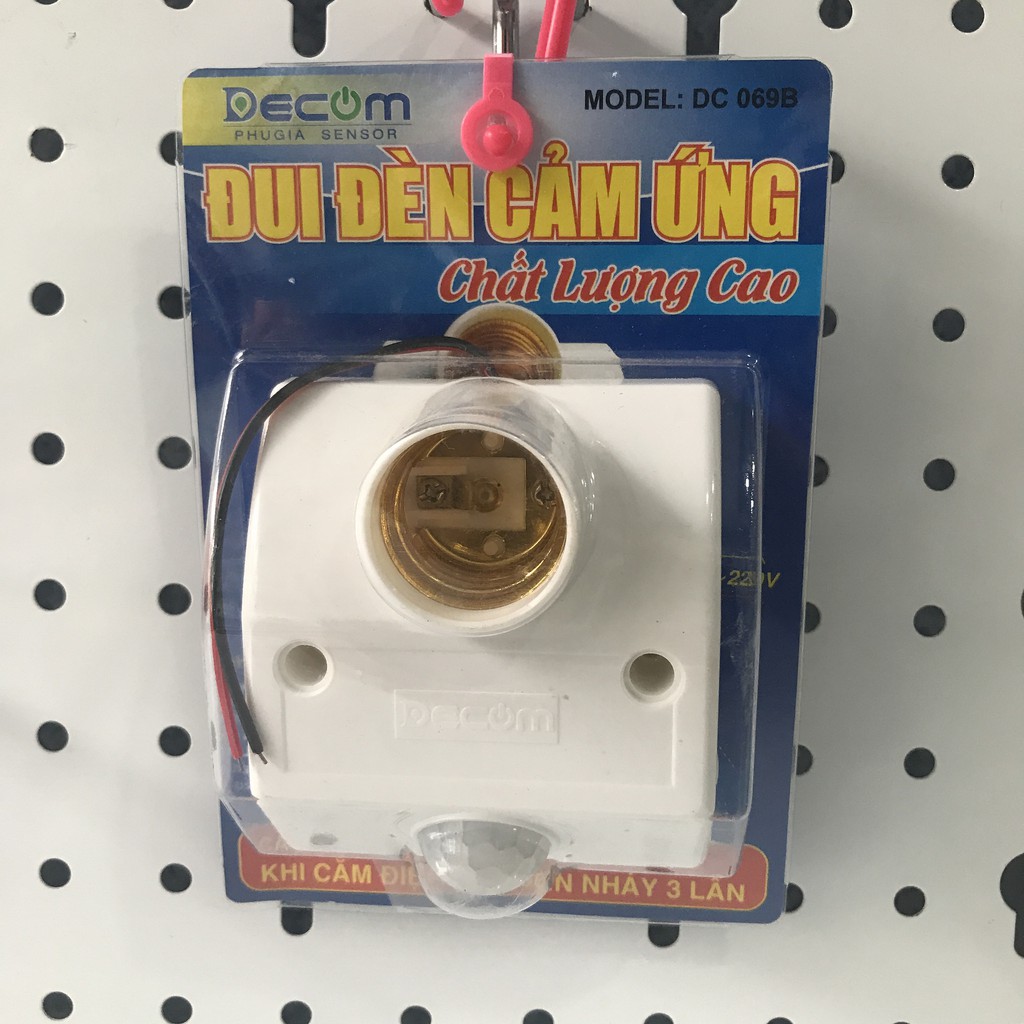 Đui đèn cảm ứng DECOM DC-069B - Hàng chính hãng