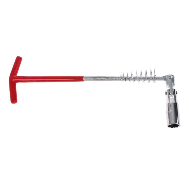 SUN 16mm/0.6&quot; Spark Plug Removal Tool T-Bar T-Handle Flexible Spanner Socket Wrench