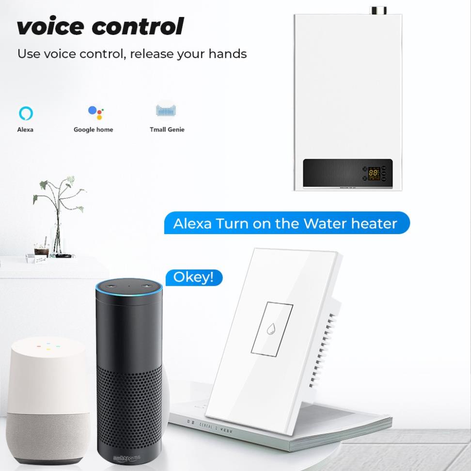 Công Tắc  Công Tắc Công Suất Cao Bình Nóng Lạnh Thông Minh Kết Nối Wifi