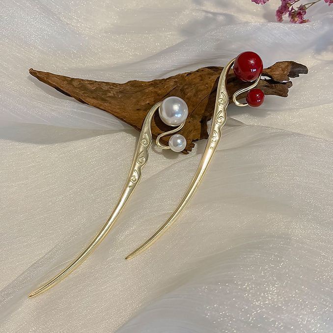 Trâm Cài Tóc Màu Vàng Phong Cách Trung Hoa Cổ Điển Cho Nữ