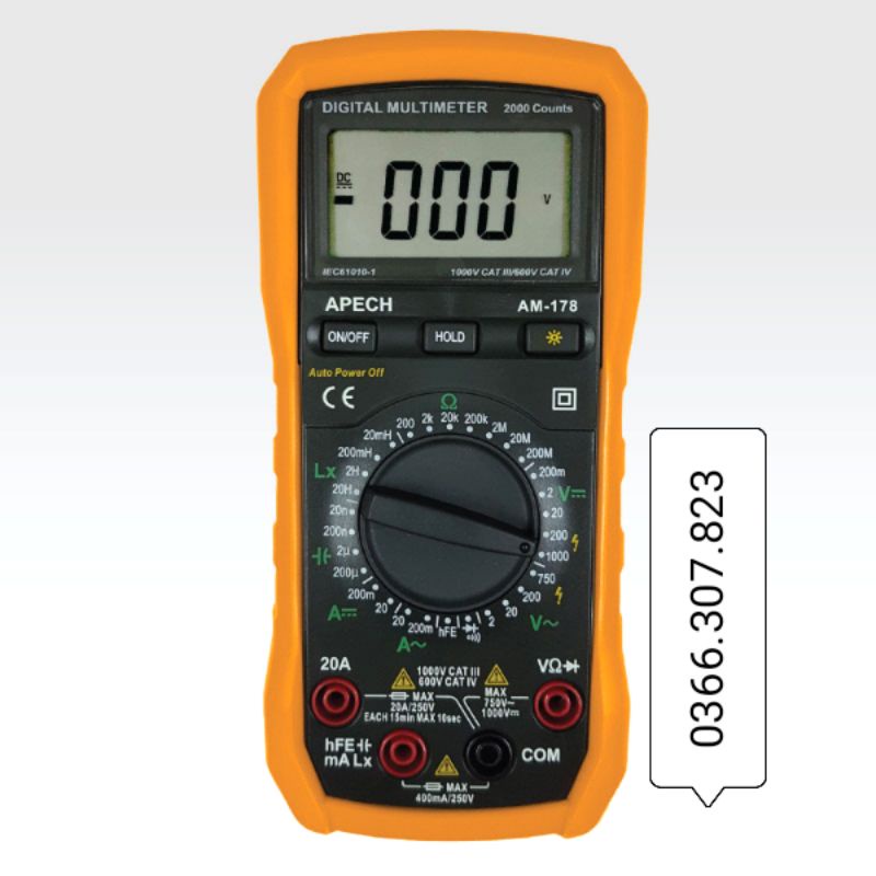 Đồng hồ đo cuộn cảm  APECH AM-178